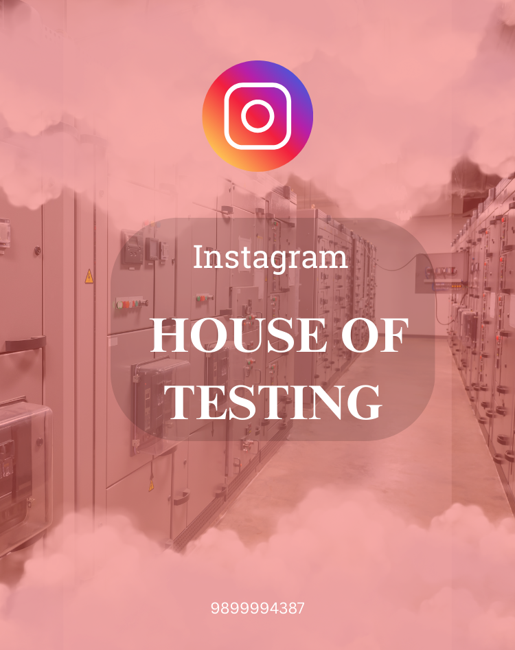 HOUSE OF TESTING | INSTAGRAM