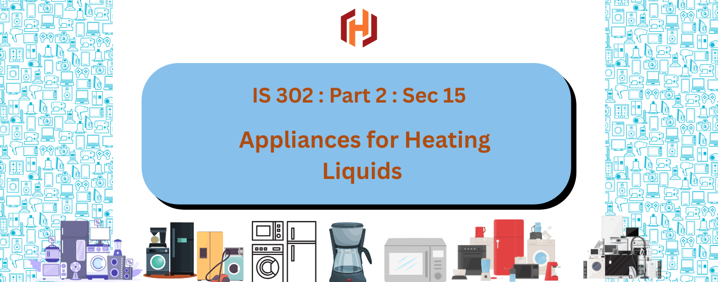 testing | Electrical Appliances | IS 302 : Part 2 : Sec 15